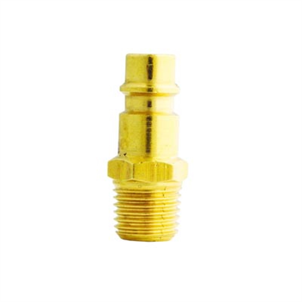 3/8" NPT Male V-Style Hi-Flow Brass Plugs