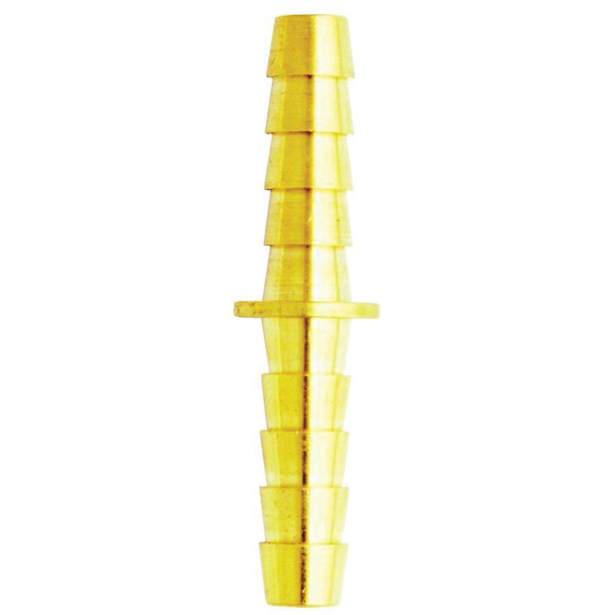 Brass Hose Mender - 1/4 In x 1/4 In Hose ID - 2/Cd