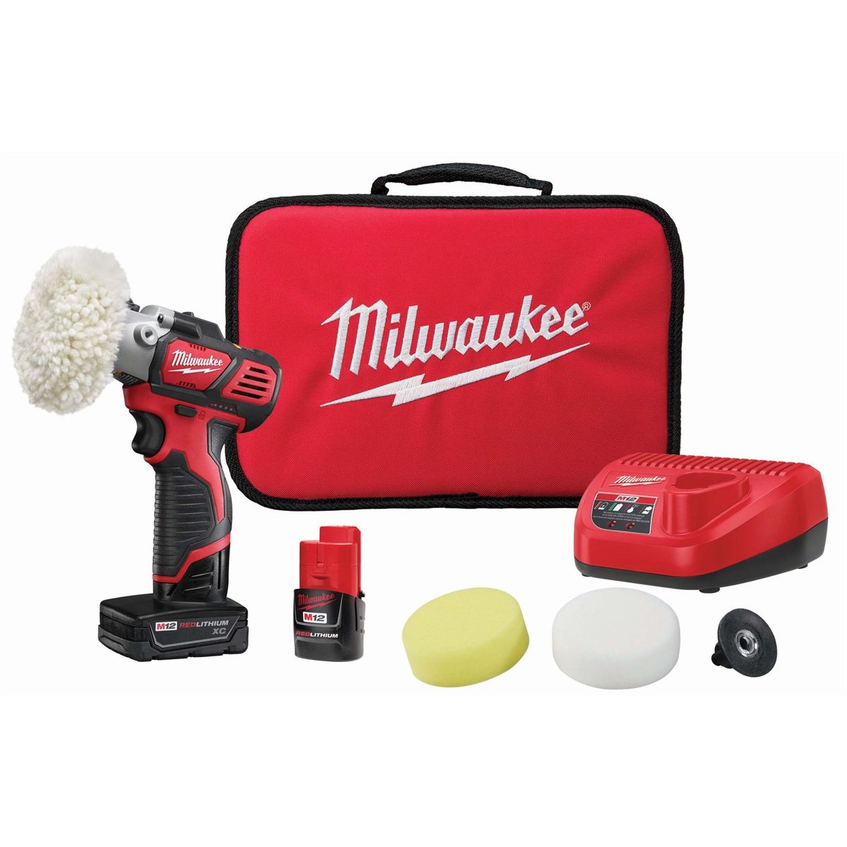 M12 REDLITHIUM 12V Variable Speed Polisher Sander Kit