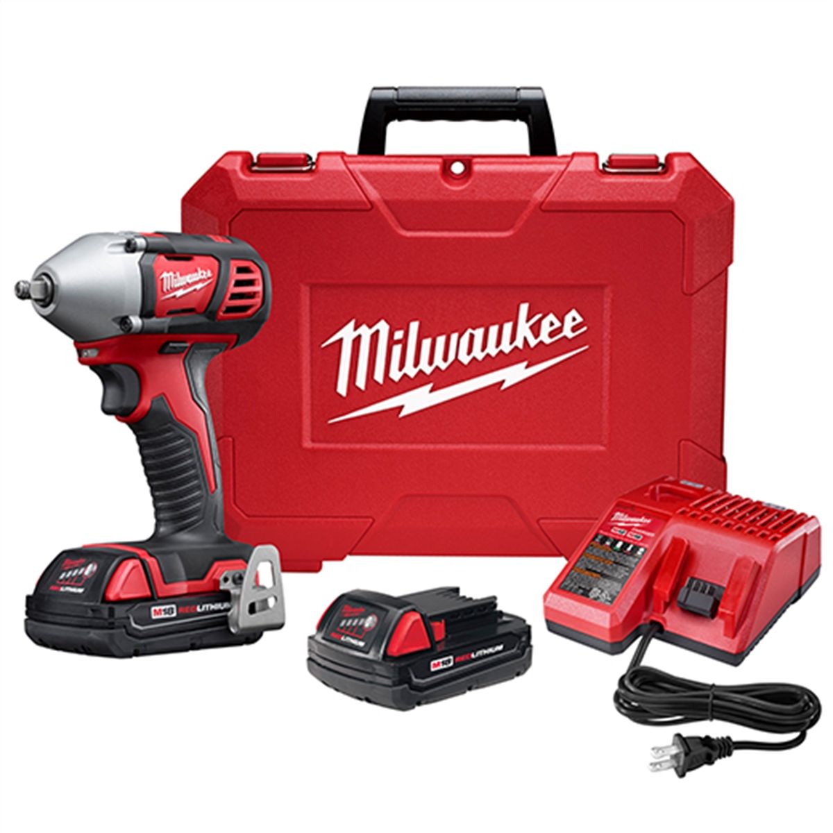 M18 3/8" Impact Wrench w/ compact batteries