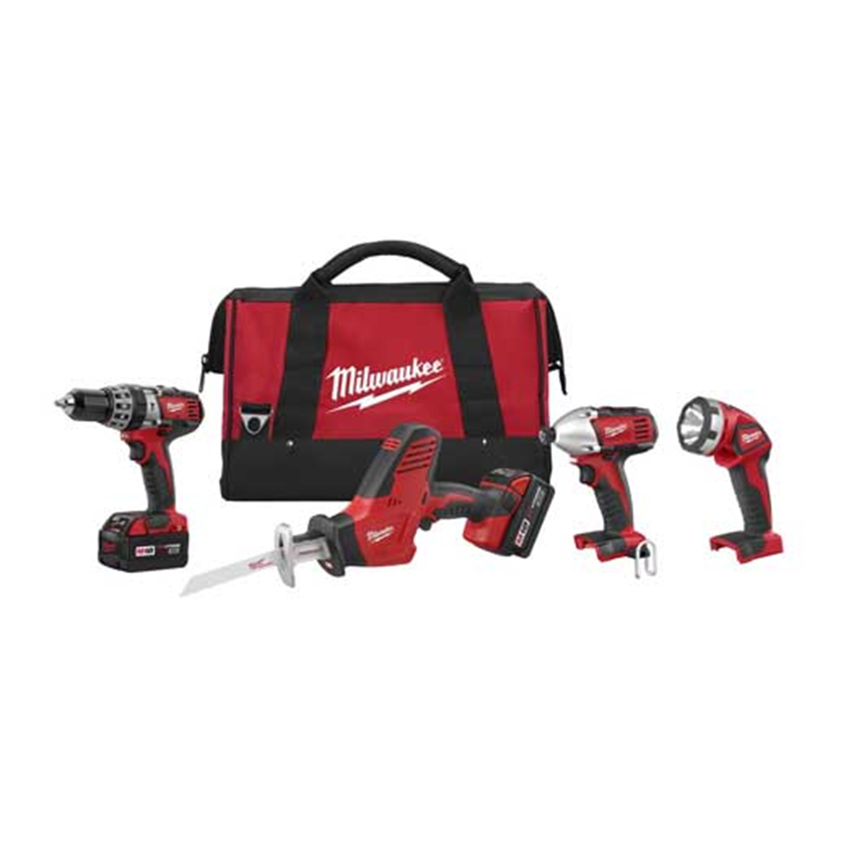 M18 4-Tool Combo Drill Saw Impact Driver Light Kit