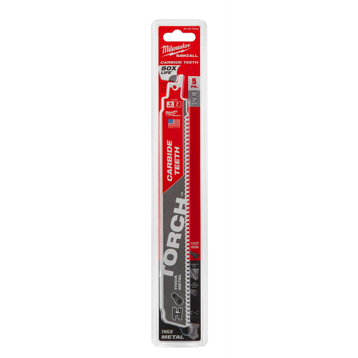 THE TORCH CARBIDE TEETH 7T 9L 5PK