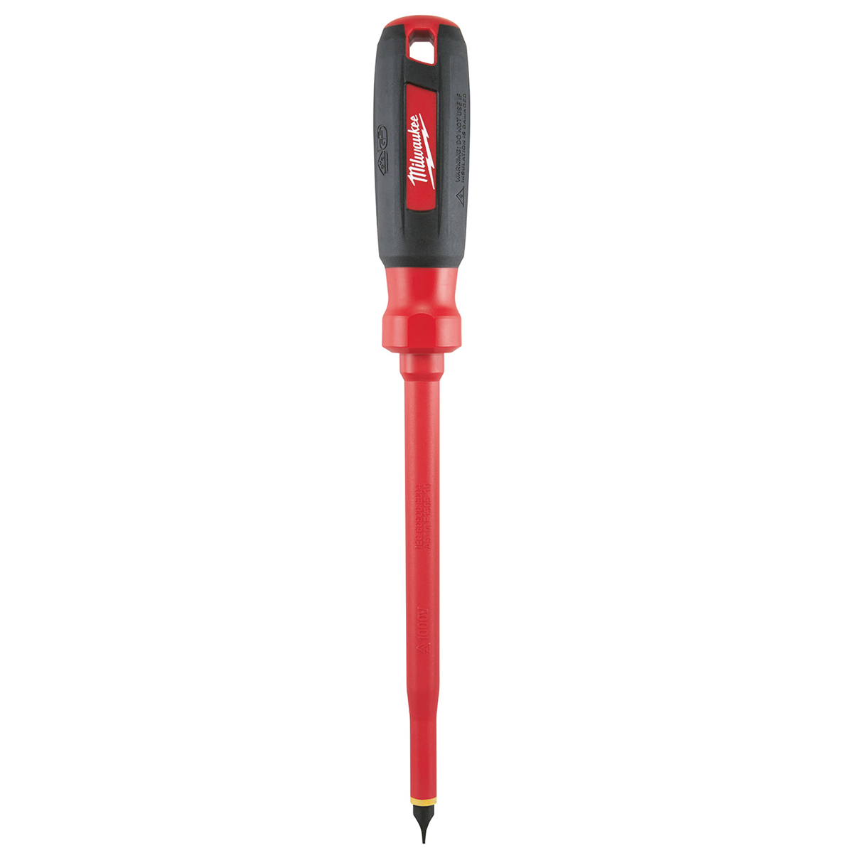 3/8 Inch Slotted 1000V Insulated Screwdriver 10 Inch L