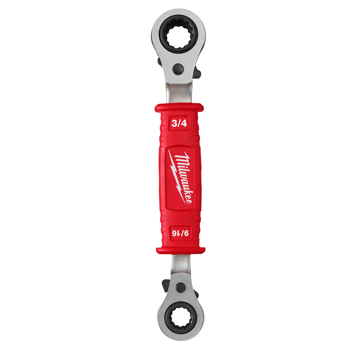 Lineman?s 4-in-1 Insulated Ratcheting Box Wrench