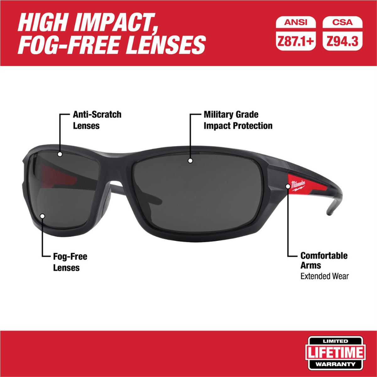 Tint Hi Performance Safety Glasses
