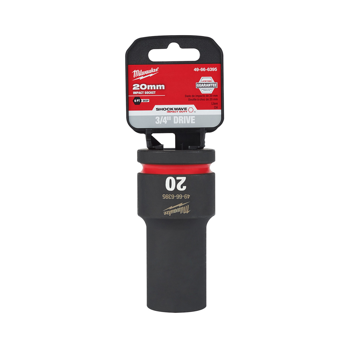 SHOCKWAVE Imp Duty 3/4"Dr 20MM Dp 6-PT Socket