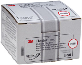 HOOKIT FINISHING FILM DISCS P1200 6IN 100PK