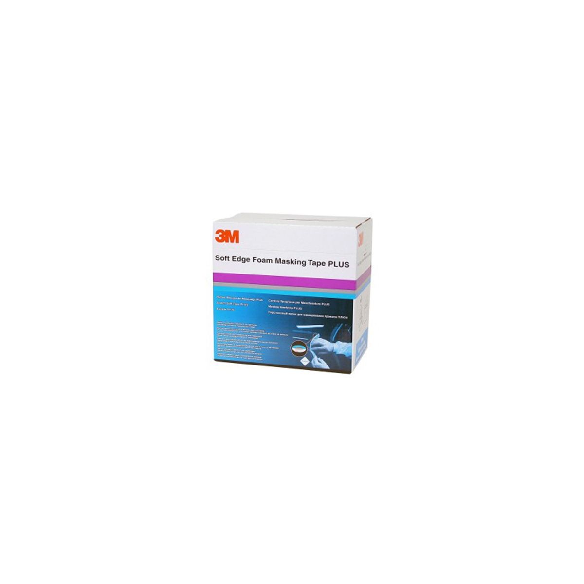 thumbnail image 2 of 3M Soft Edge Foam Masking Tape , 06293, 21mm X 49m, 1 Per Case 2 of 13