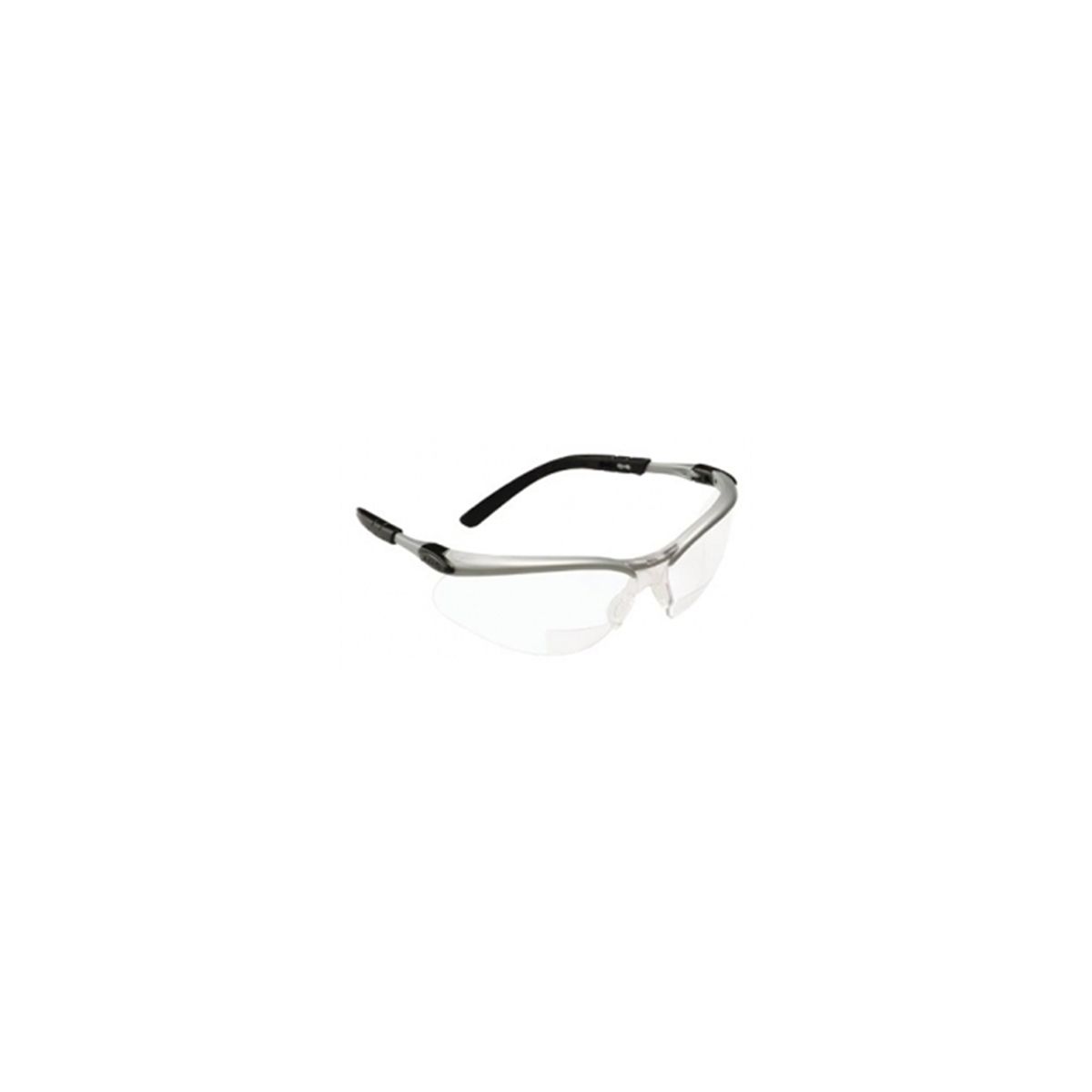 3M BX Reader Protective Eyewear Silver Frame +2.5