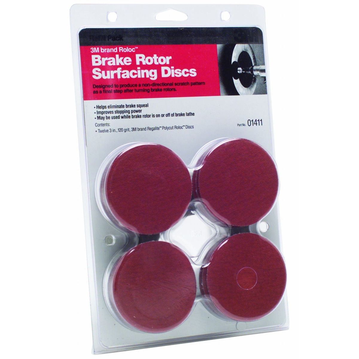 Brake Rotor Surface Conditioning Refill Disc Pack 120 Grit Roloc