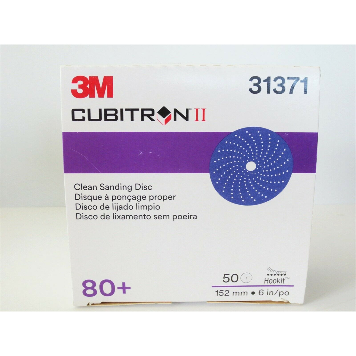 3M Cubitron II 6" 80+ Clean Sanding Discs for Automotive