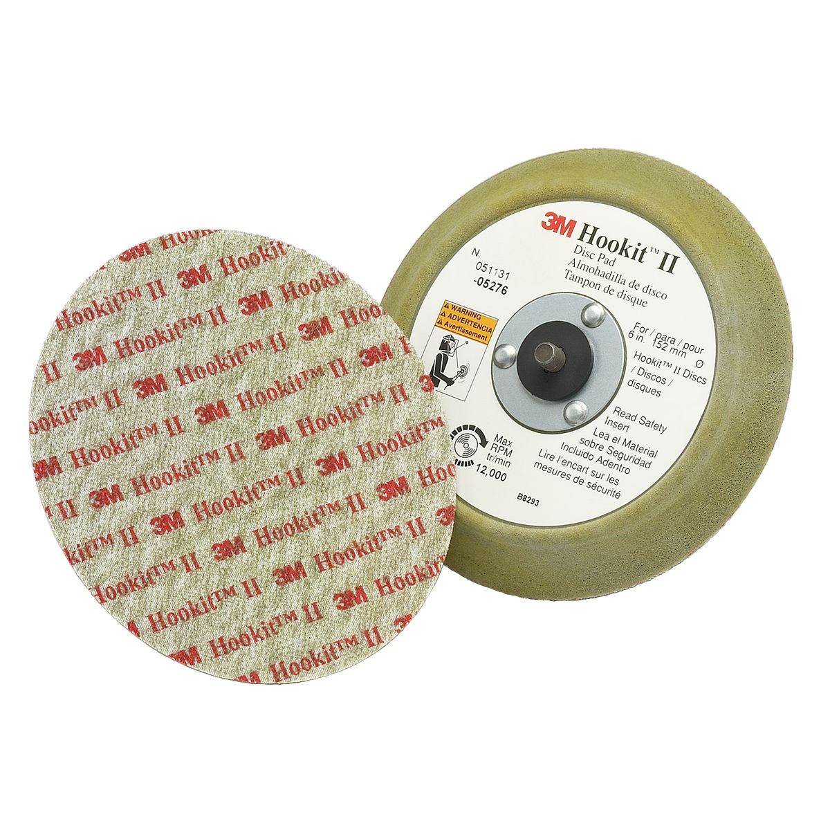DISC PAD HOOKIT II 6IN