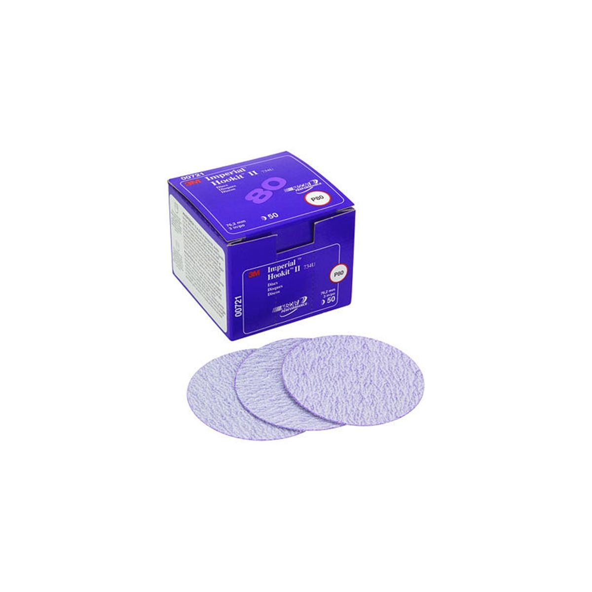 IMPERIAL HOOKIT II DISCS/SHEETS 80 GRADE 50 PK