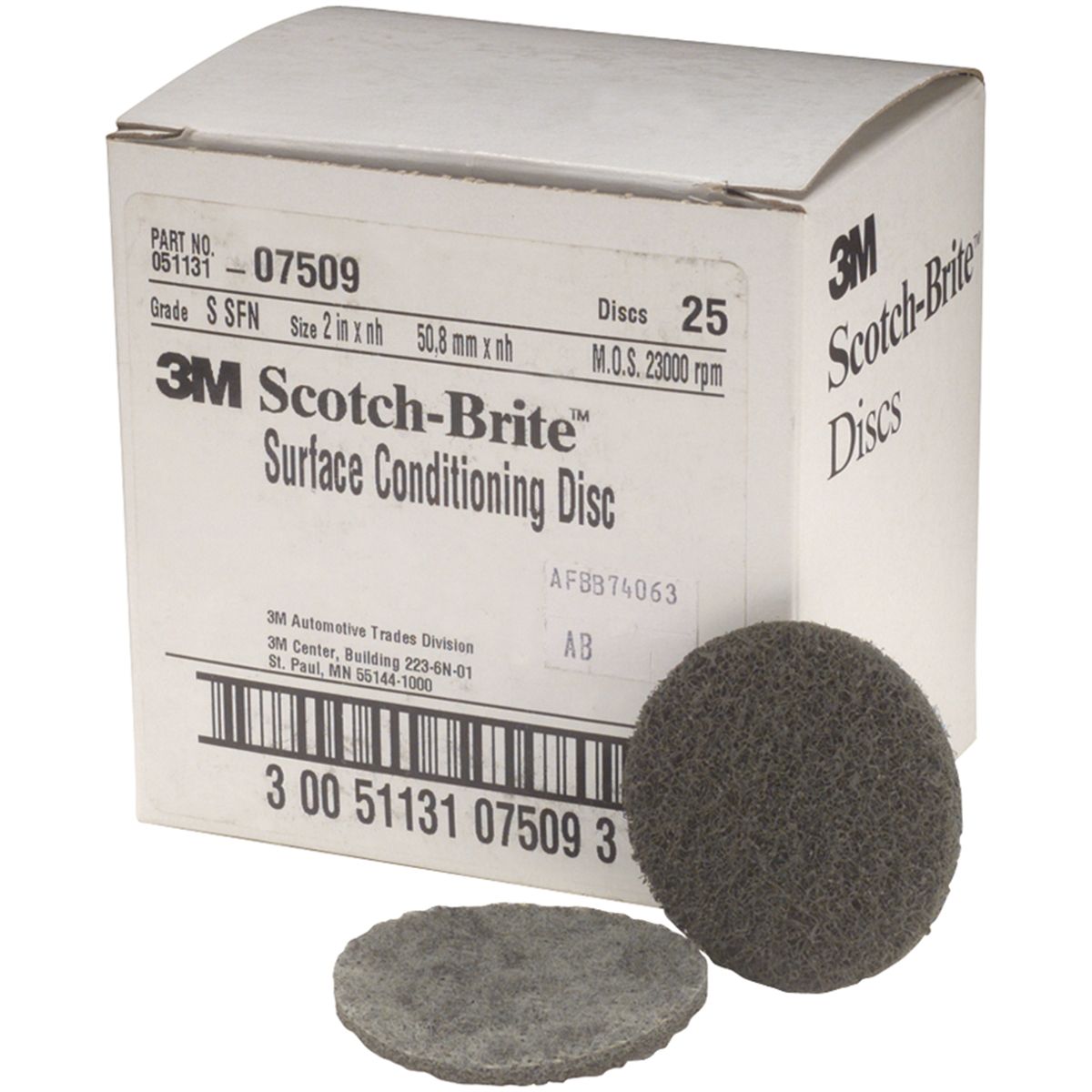 Scotch-Brite Velcro Surface Conditioning Discs - 2 In Fine - 25