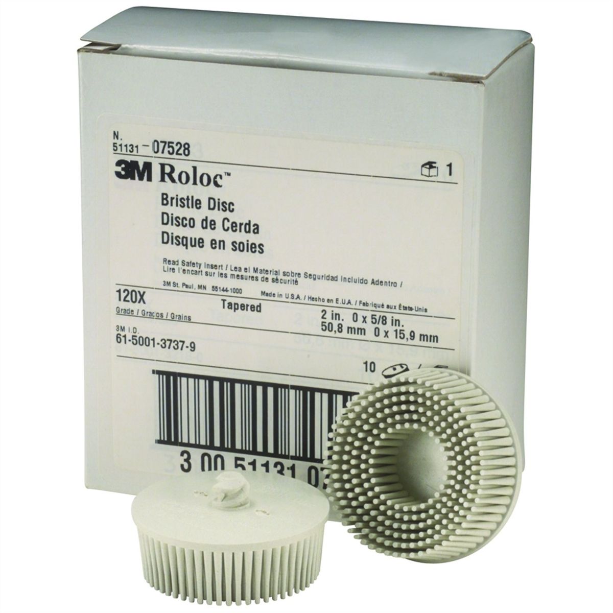 Roloc Bristle Discs 2In 120 Grit White by 3M Automotive
