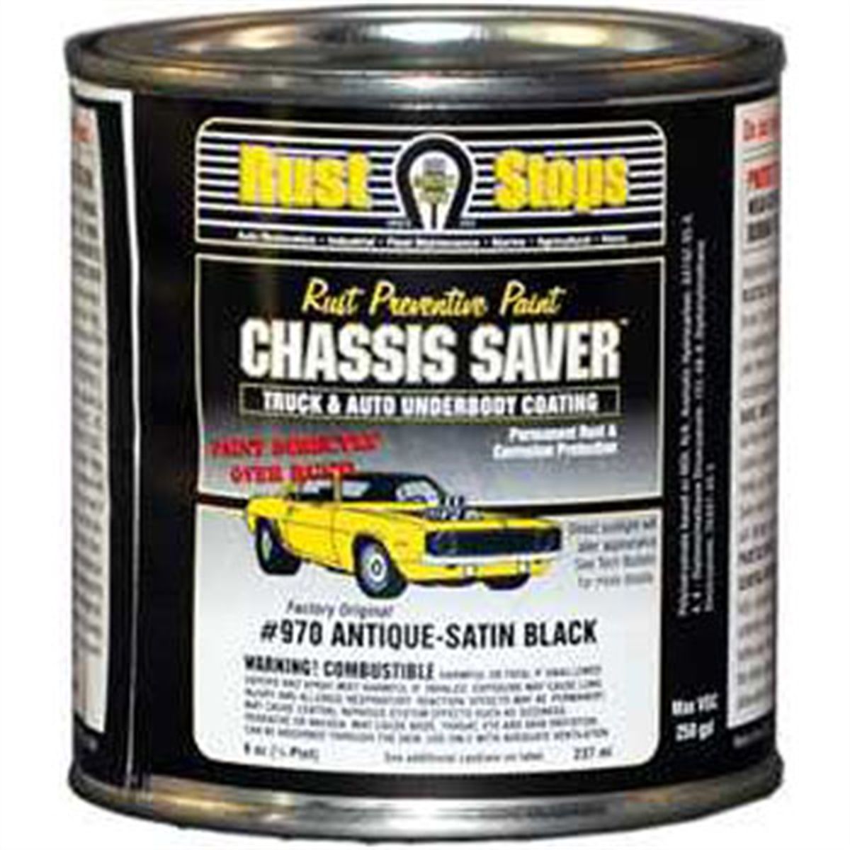 SATIN BLACK CHASSIS SAVER1/2PT