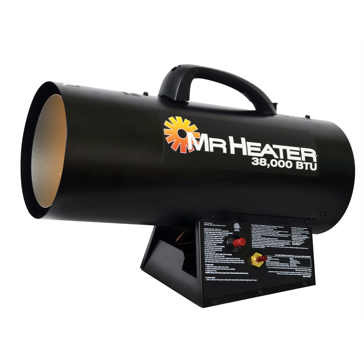 QBT Forced Air Propane Heater, 38,000 BTU/Hr.