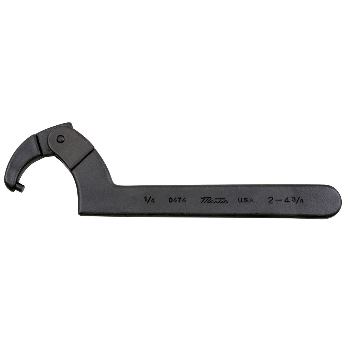 2 to 4 3/4 Inch Fractional SAE Adjustable Hook Spanner