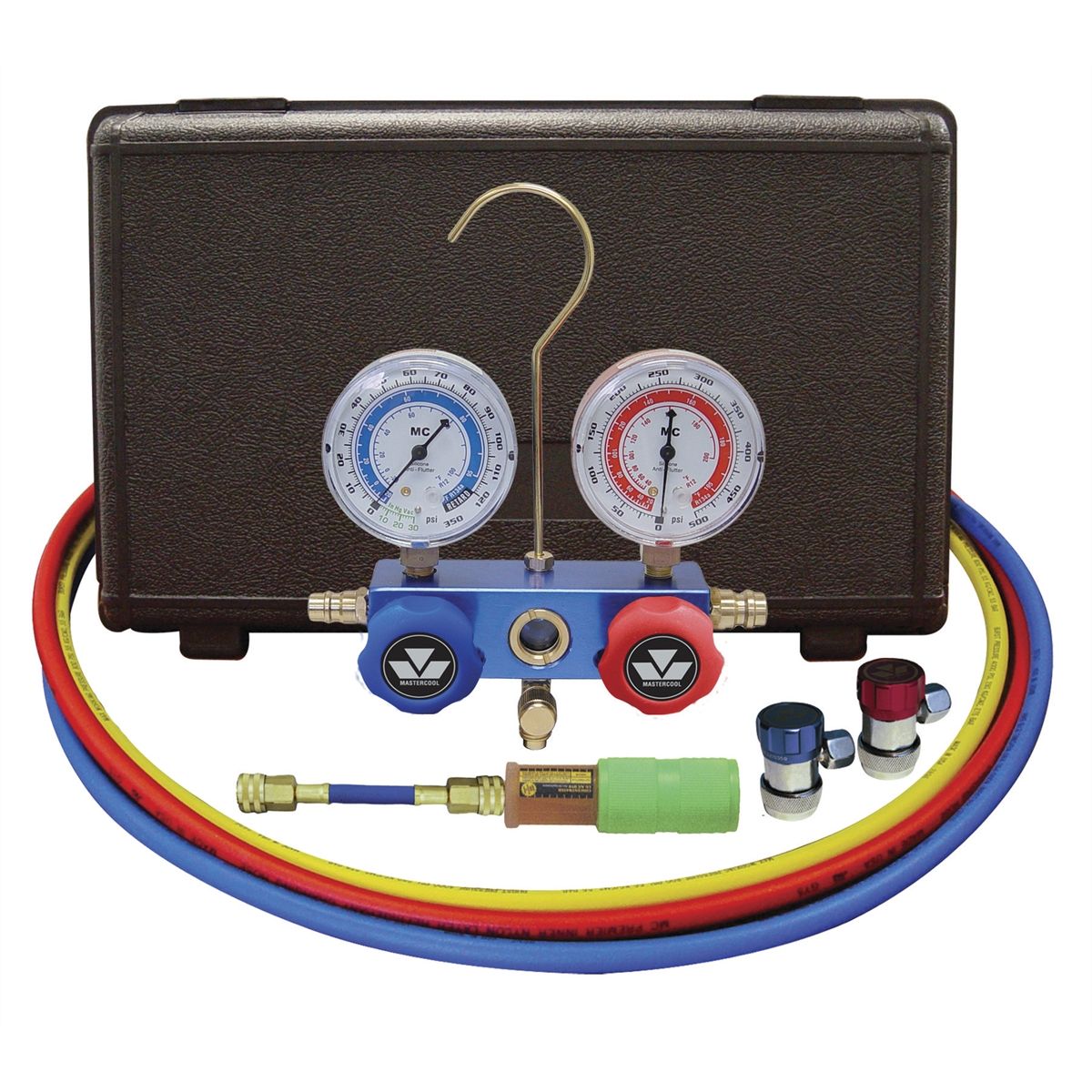 Mastercool 134A Aluminum manifold gauge set 60 hoses 89661UV