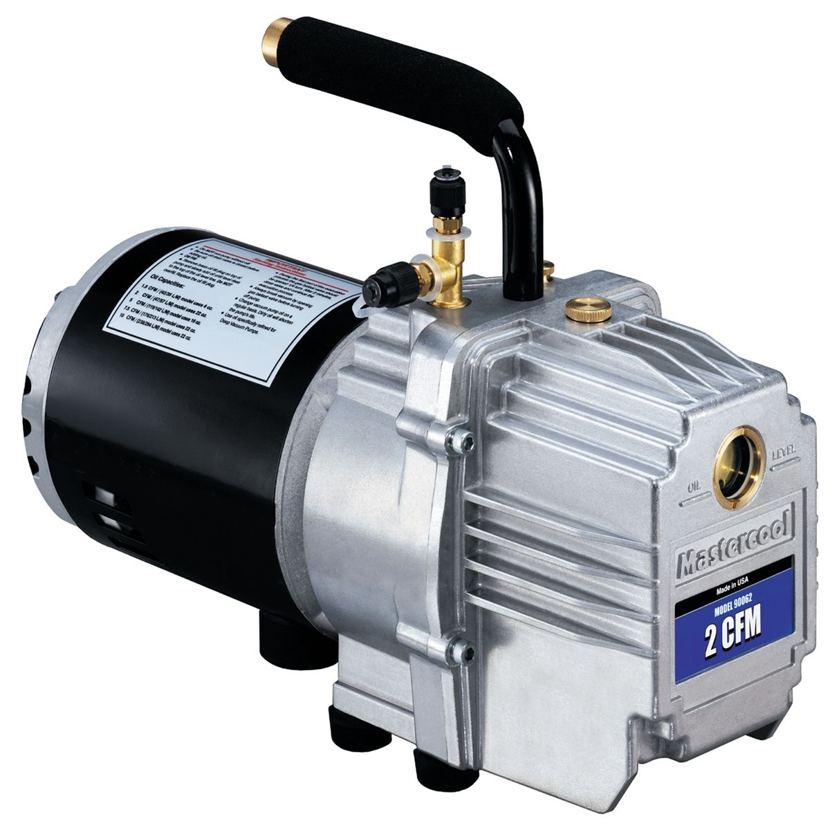 c. Rotary Vane Deep Vacuum Pump - 2 CFM