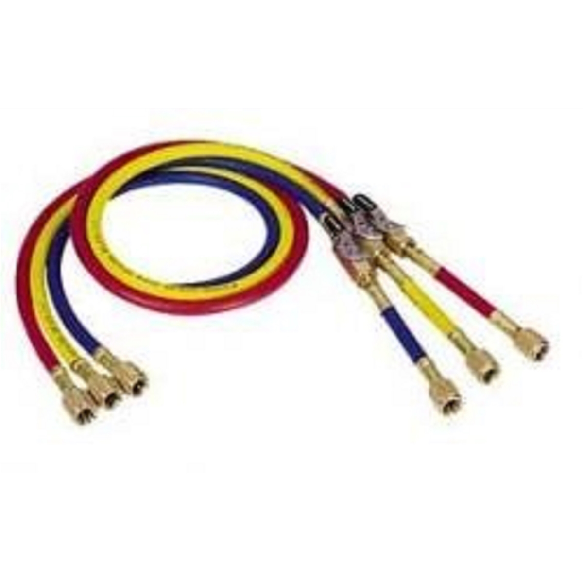 72" Yellow Standard Pressure Hose with Automatic Shut Off Valve