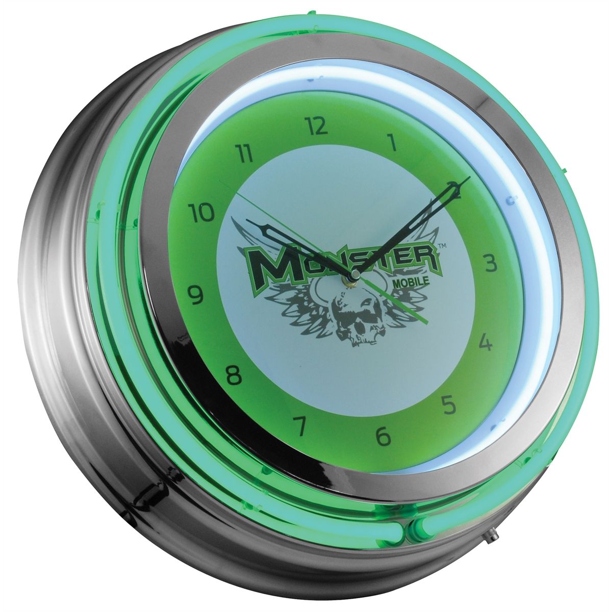 Neon Clock 18" with Pull Chain