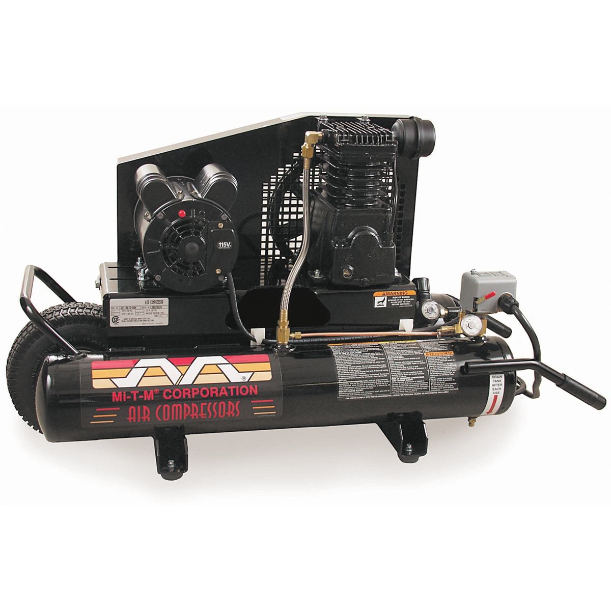 1.5 HP, 120V, 8 Gallon, 1-Stage, 6.5 CFM Air Compressor