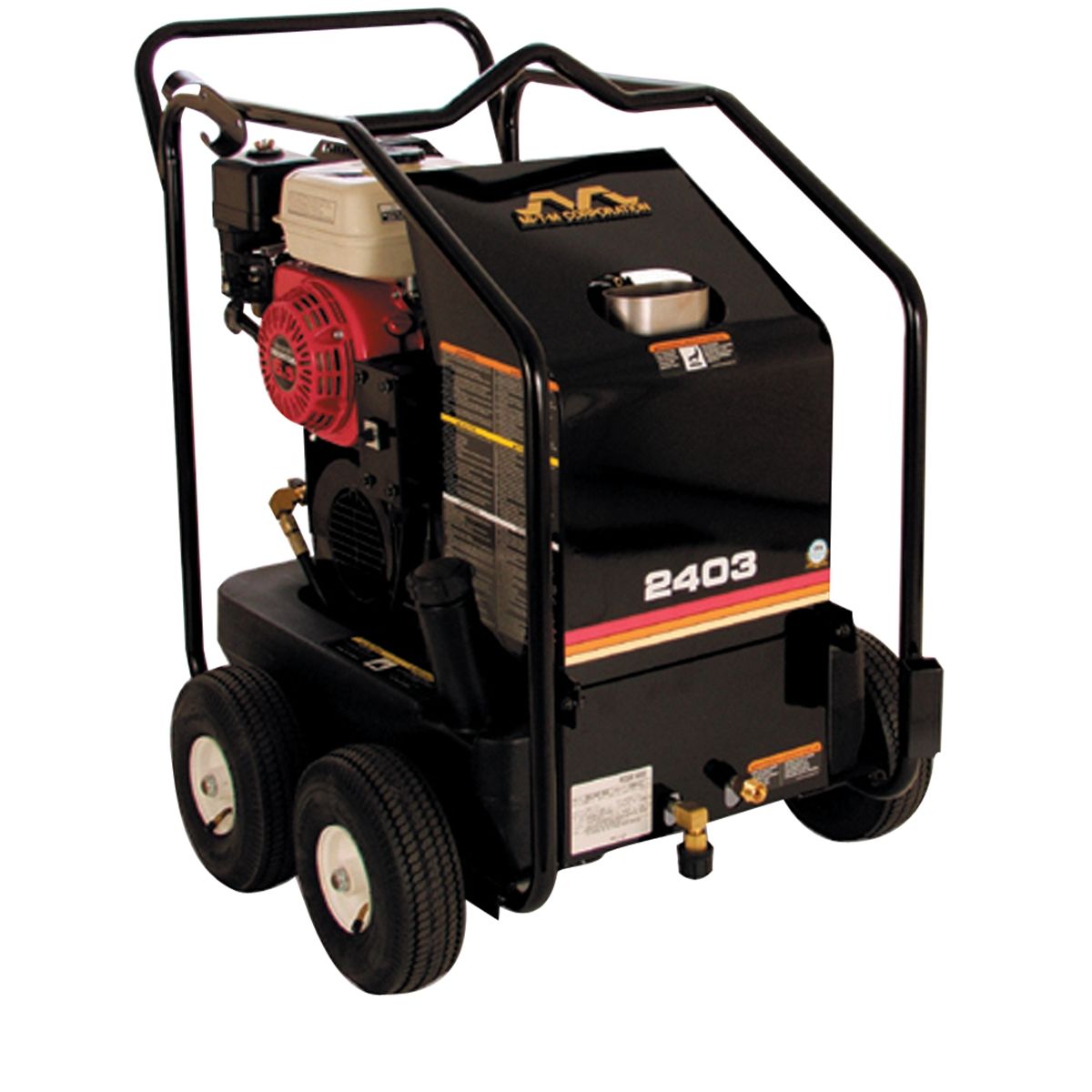 PRESSURE WASHER 2400 PSI HOT WATER GAS HONDA 6.5HP