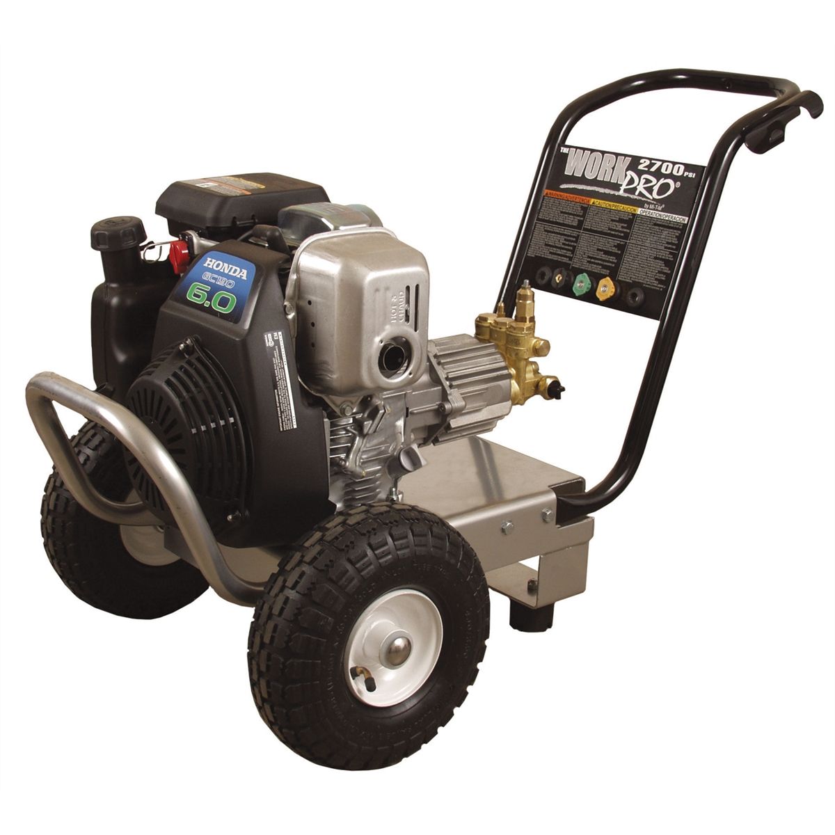 Work Pro Series Pressure Washer - 6.0 HP Honda OHC