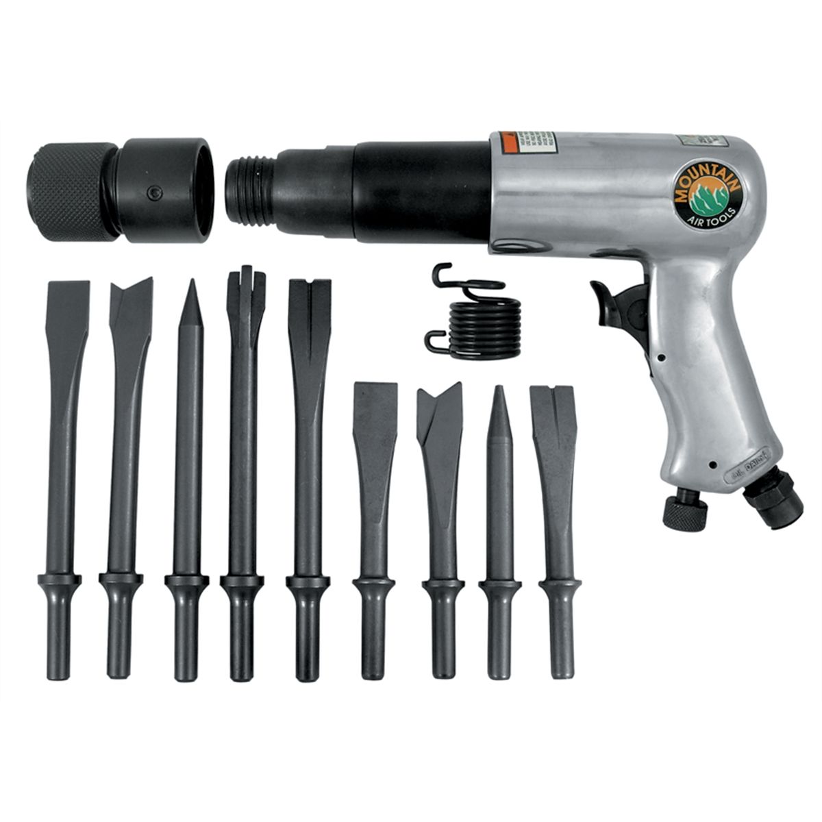 Air Hammer w/ 9-Pc Chisel Set