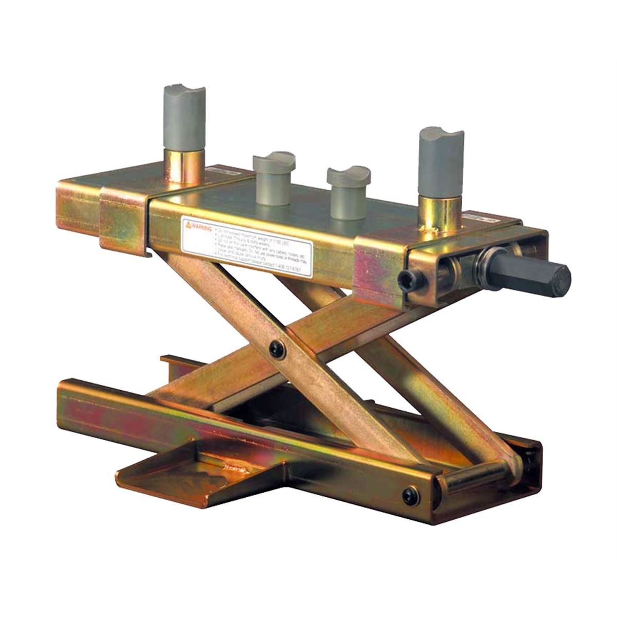 1,000 lb center jack for motorcycle lift