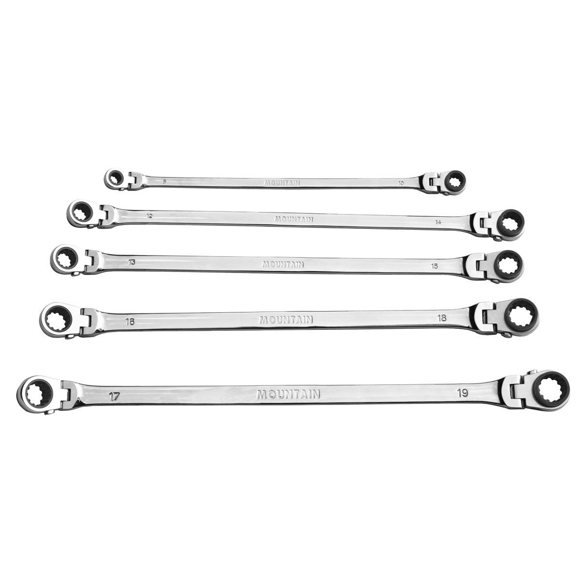5-Piece Channellock Metric Open End Wrench Set 