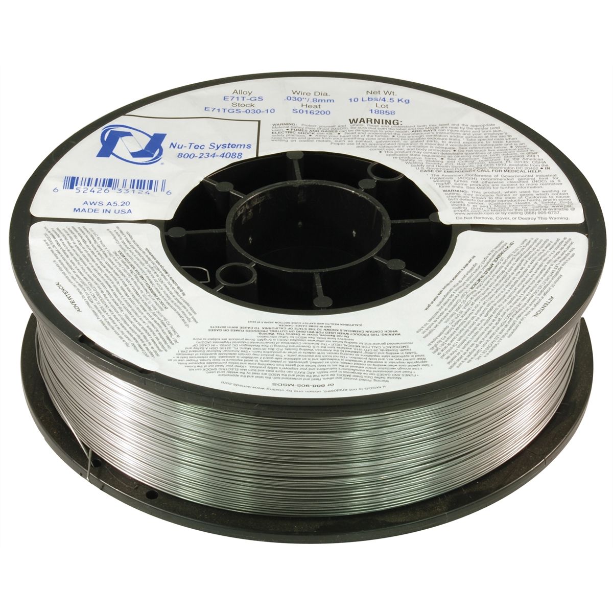 MTNWEW-6231 Industrial Products & Tools 8 Spool Billion_Store by .030 Flux-Cored E71T-GS Welding Wire