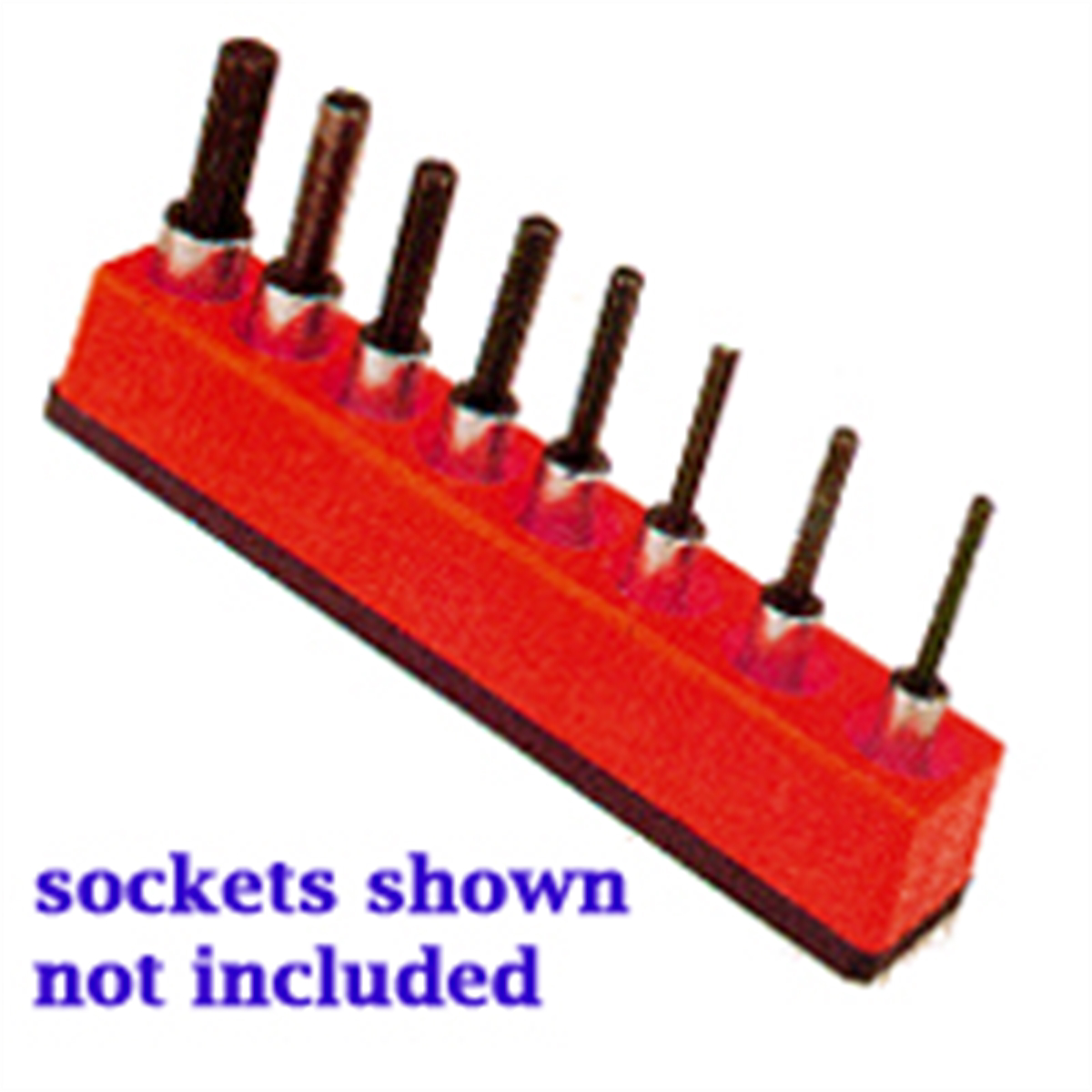 3/8 Inch Drive Universal Socket Organizer w/ Magnetic Base - Sta