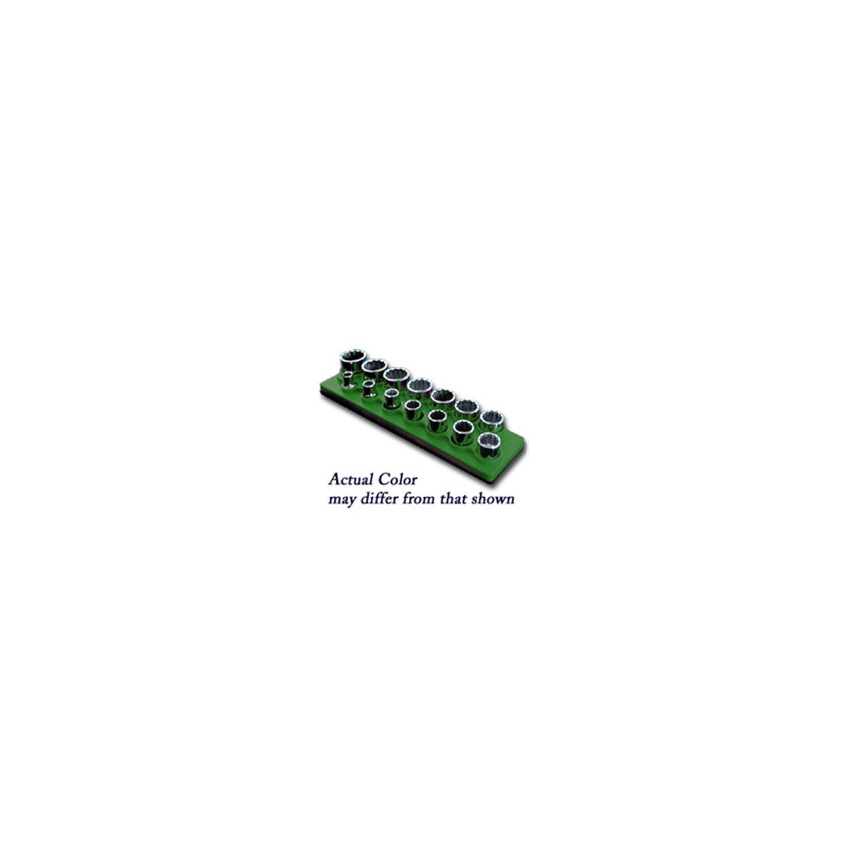 1/2 Inch Drive Shallow Socket Organizer w/ Magnetic Base 14 Hole