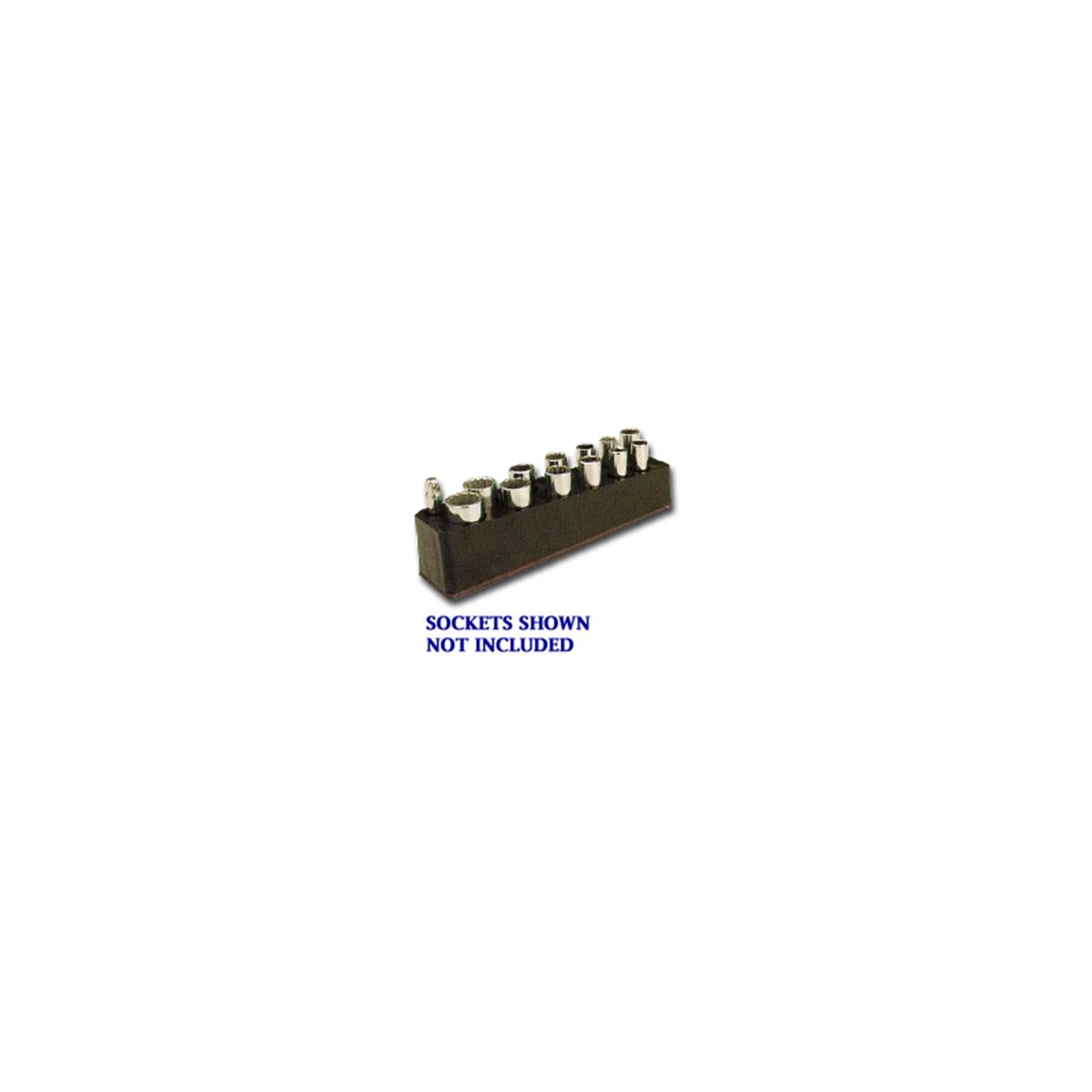 3/8 Inch Drive Deep Socket Organizer w/ Magnetic Base - Standard