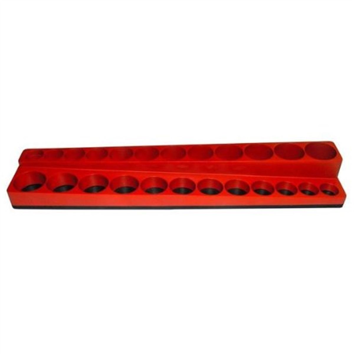3/8" Drive Magna Caddy Shallow Deep Socket Holder Standard Red