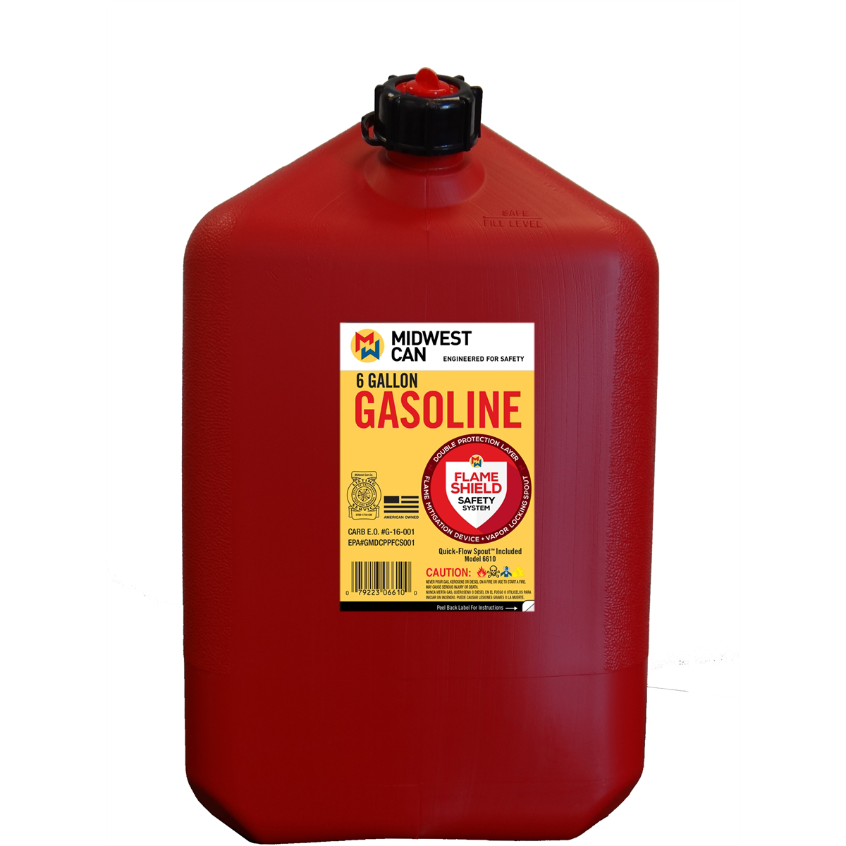 6 Gallon FMD Gas Can