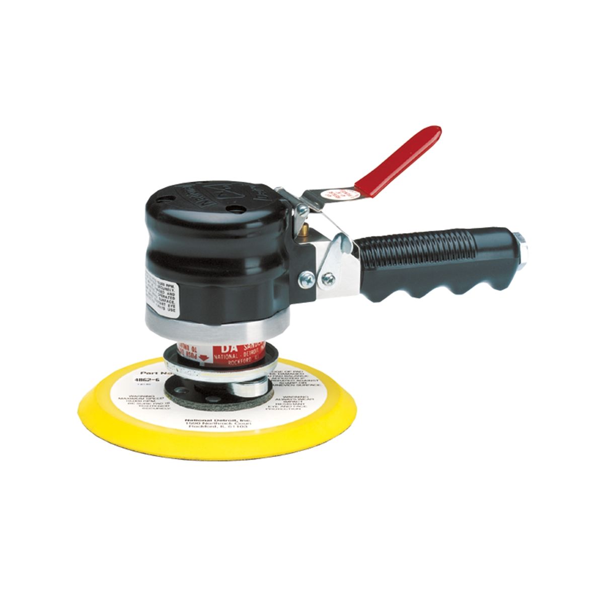 Lightweight Dual Action Air Sander 6 Inch Pad