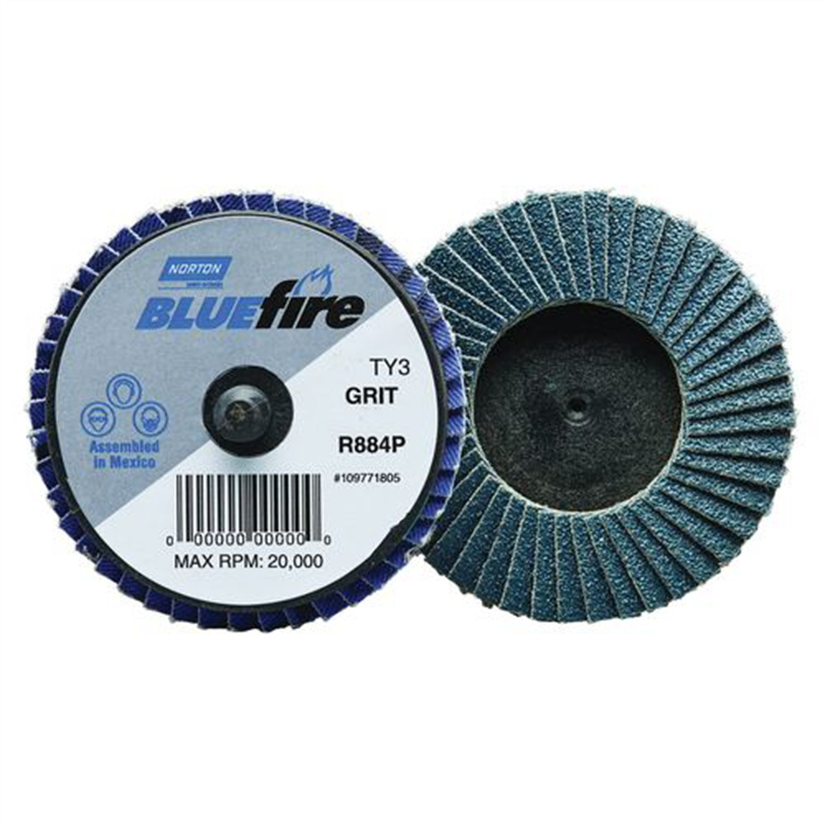 BlueFire R860 ZA Coarse Grit TR (Type III) Plastic Flat Mini Fla