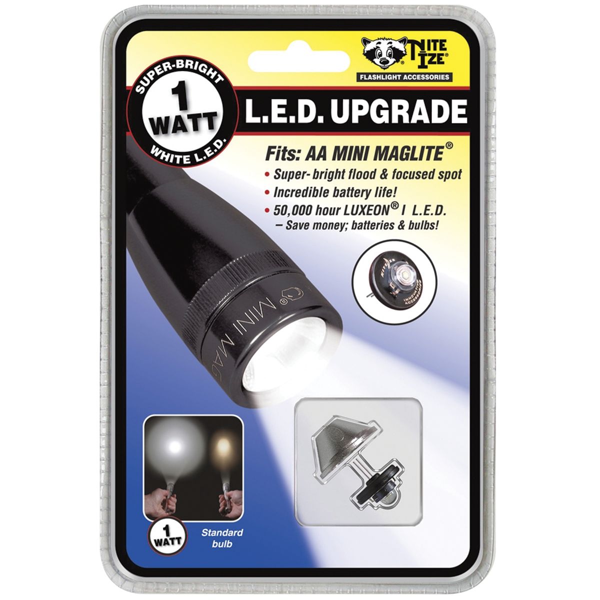 1 Watt LED Upgrade Kit for AA Mini MagLite