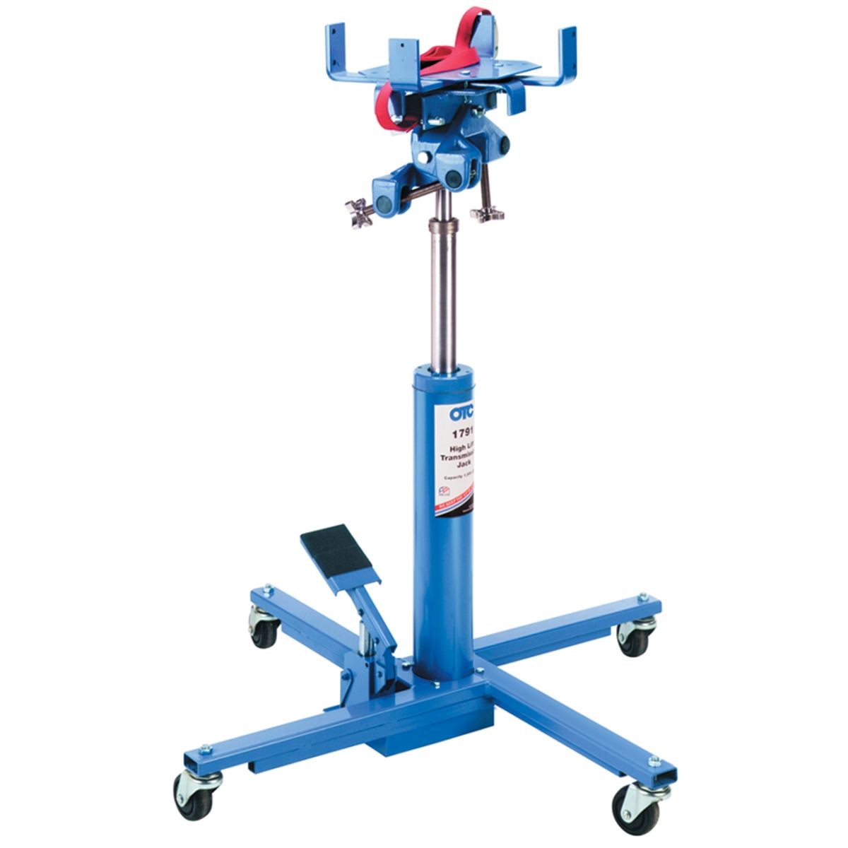c. High Lift Transmission Jack w/ Foot Pedal - 1000 Lb