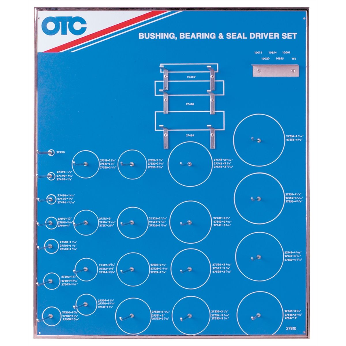 Driver Tool Set Organizer Board
