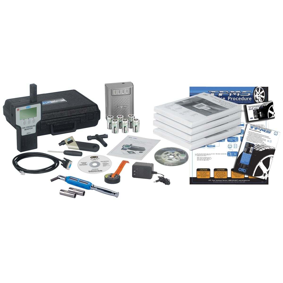Tire Pressure Monitor (TPMS) Master Kit w/ Manuals on CD