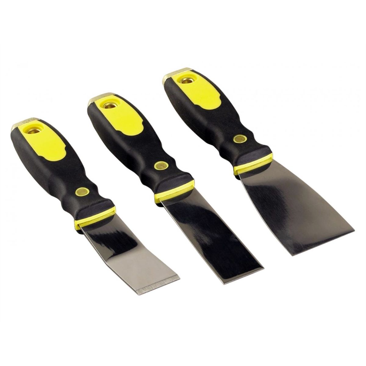 Vim Products 3 Piece Flexible Stainless Steel Putty Knife Set