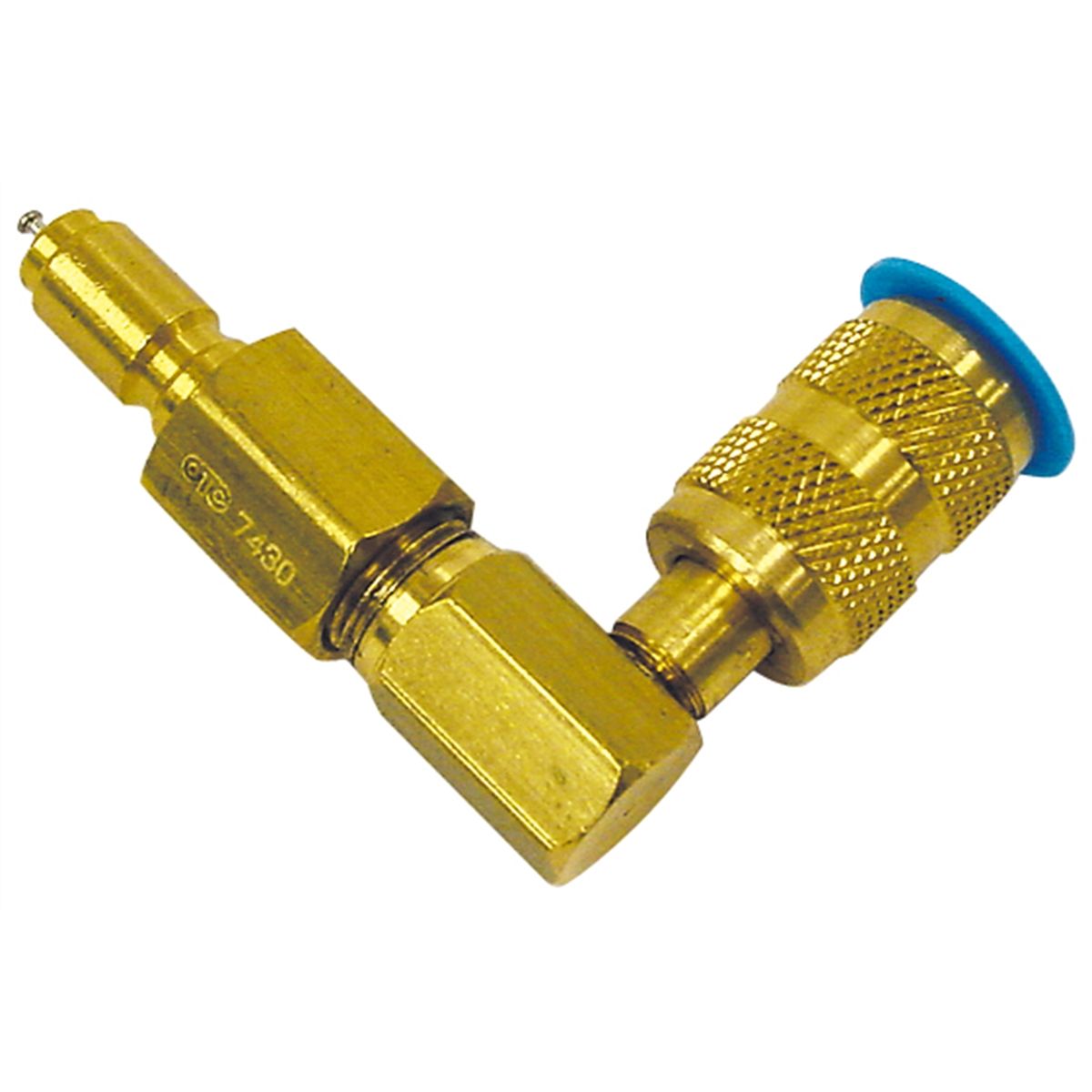 Quick Disconnect 90? Elbow Fitting - 7/16-20 Female