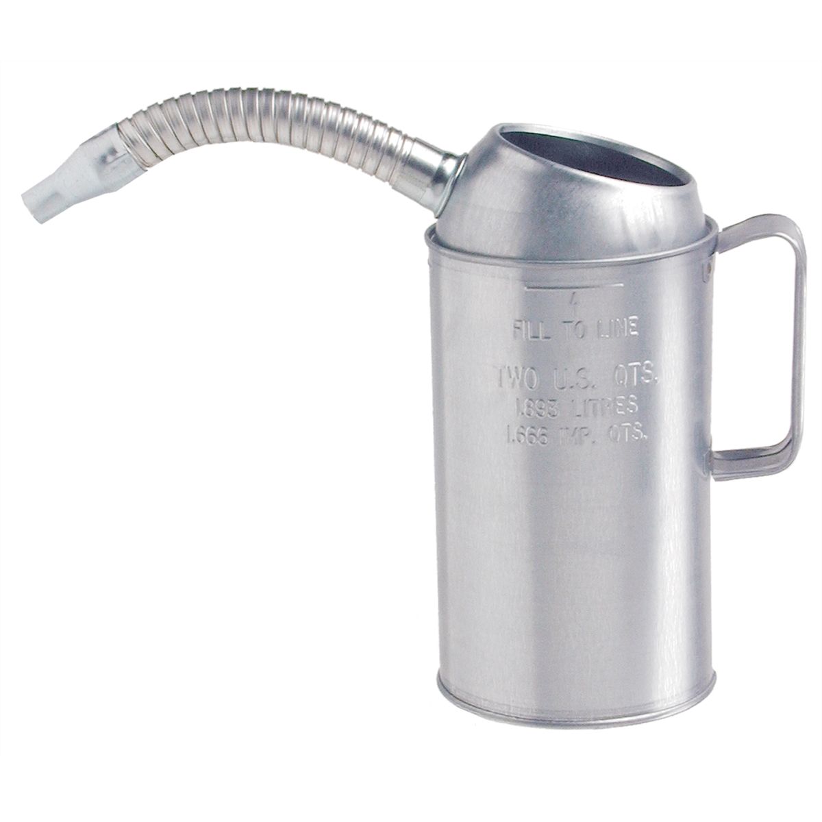 Lincoln Industrial G528 8 Quart Painted Steel Flexible Measuring Spout 