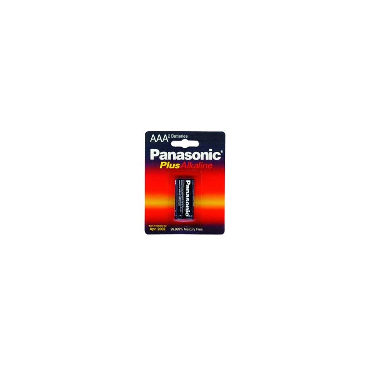 Alkaline Battery - Size AAA - 2/Pk - Blister