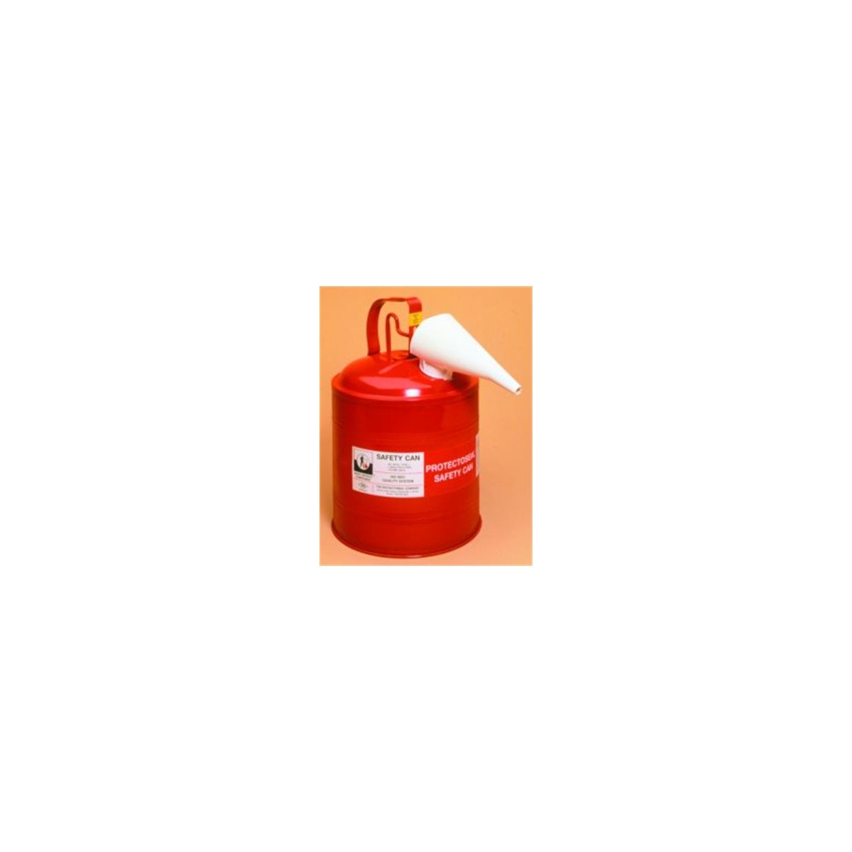 Red Metal Protectoseal Series 2.5 Gallon Gas Can w/ Funnel