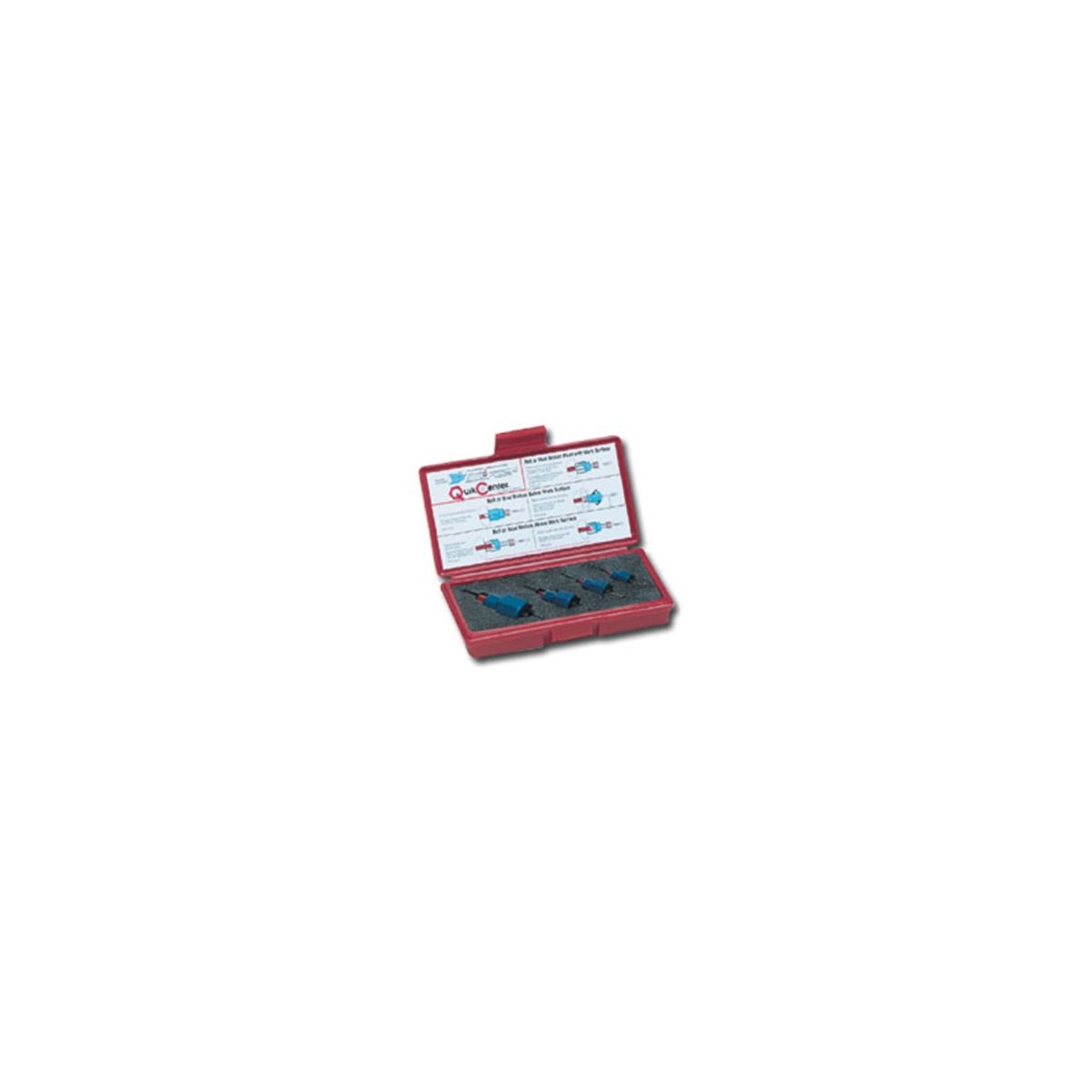 Quick Center Drill Out Kit - Metric - 4-Pc